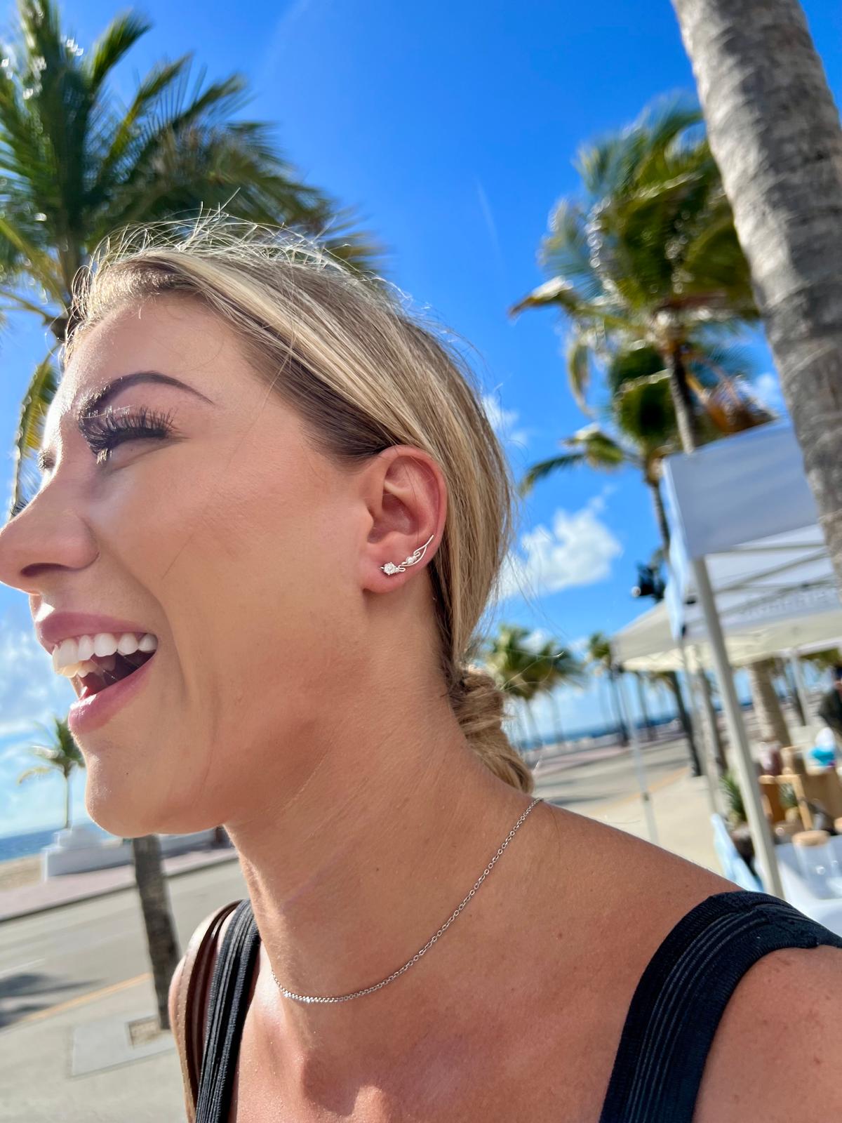 Dolce Collection Ear-Up™ | Cubic Zirconia & Pearl Beads